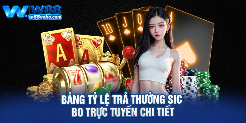 Bảng tỷ lệ trả thưởng sic bo trực tuyến chi tiết