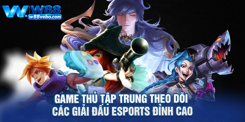 Cẩm Nang Cược PUBG Tại W88: Bí Kíp Soi Kèo Và Chiến Thuật Thắng Lớn 3 Game thủ tập trung theo dõi các giải đấu esports đỉnh cao