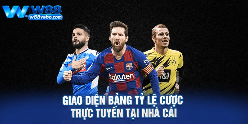 Bí Quyết Phân Tích Bàn Cược Bóng Đá Chuẩn Xác Và Hiệu Quả Tại W88 2 Giao diện bảng tỷ lệ cược trực tuyến tại nhà cái