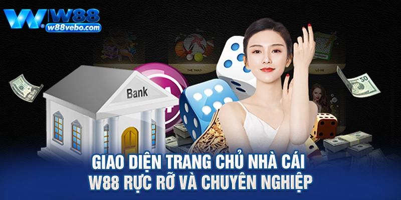 Khám Phá Chương Trình Ưu Đãi Đăng Ký Mới W88 Và Cẩm Nang Cá Cược Toàn Diện 2 Giao diện trang chủ nhà cái W88 rực rỡ và chuyên nghiệp